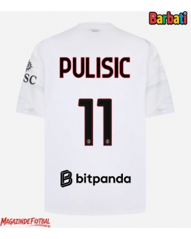 AC Milan Christian Pulisic #11 Tricou Fotbal Replică 2026-27 Barbati Deplasare AC Milan Christian Pulisic #11 Tricou Fotbal Replică 2026-27 Barbati Deplasare